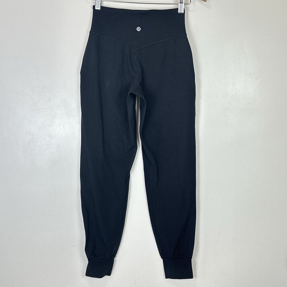 Lululemon Align Jogger 28" Black Women's Size 4 Nulu W5DH6S Yoga Pants Pilates